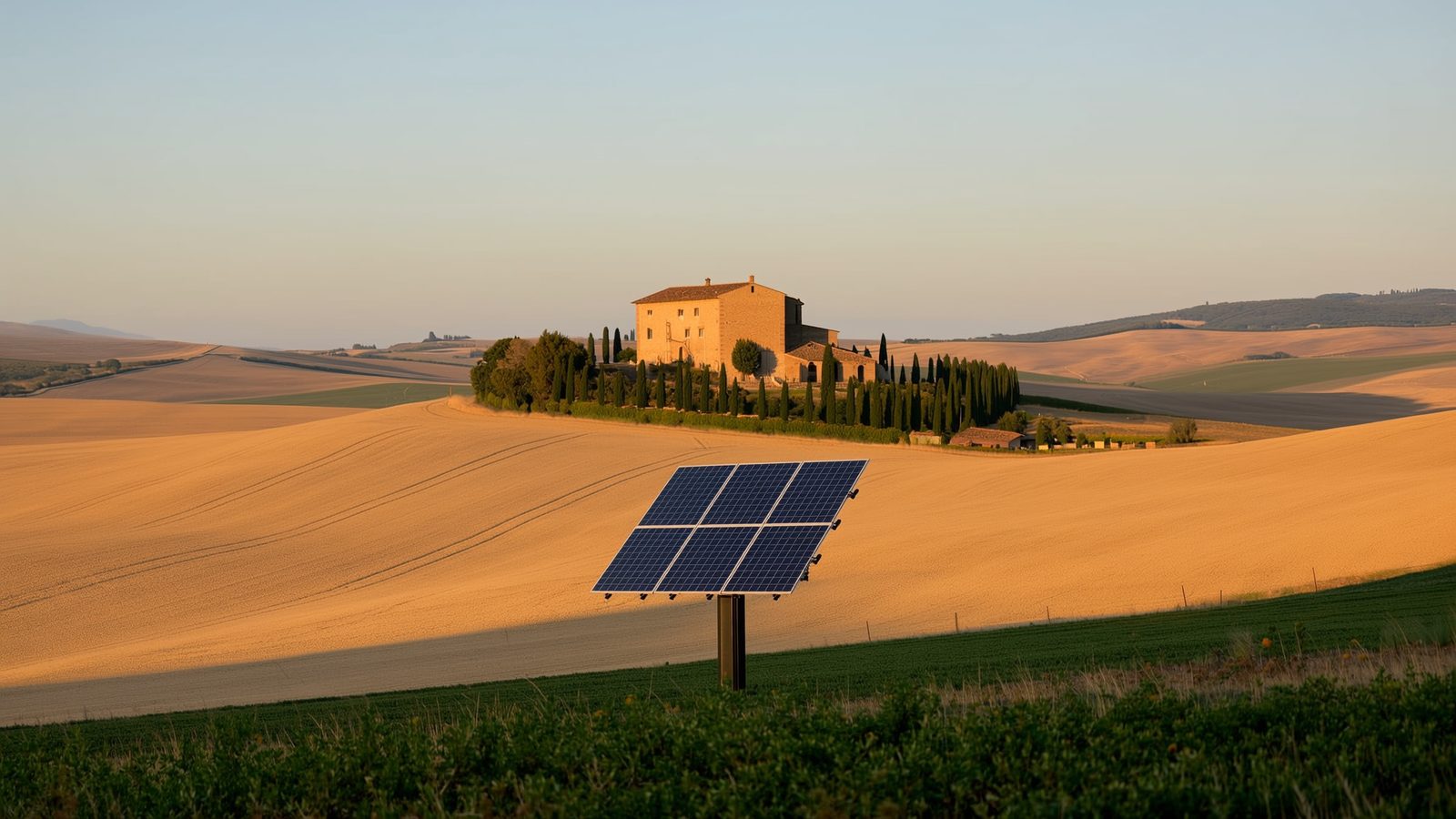 Pulizia dei pannelli fotovoltaici per aziende agricole