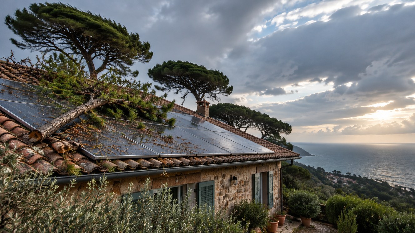 Dopo l'allerta vento: cosa controllare sul tuo impianto fotovoltaico