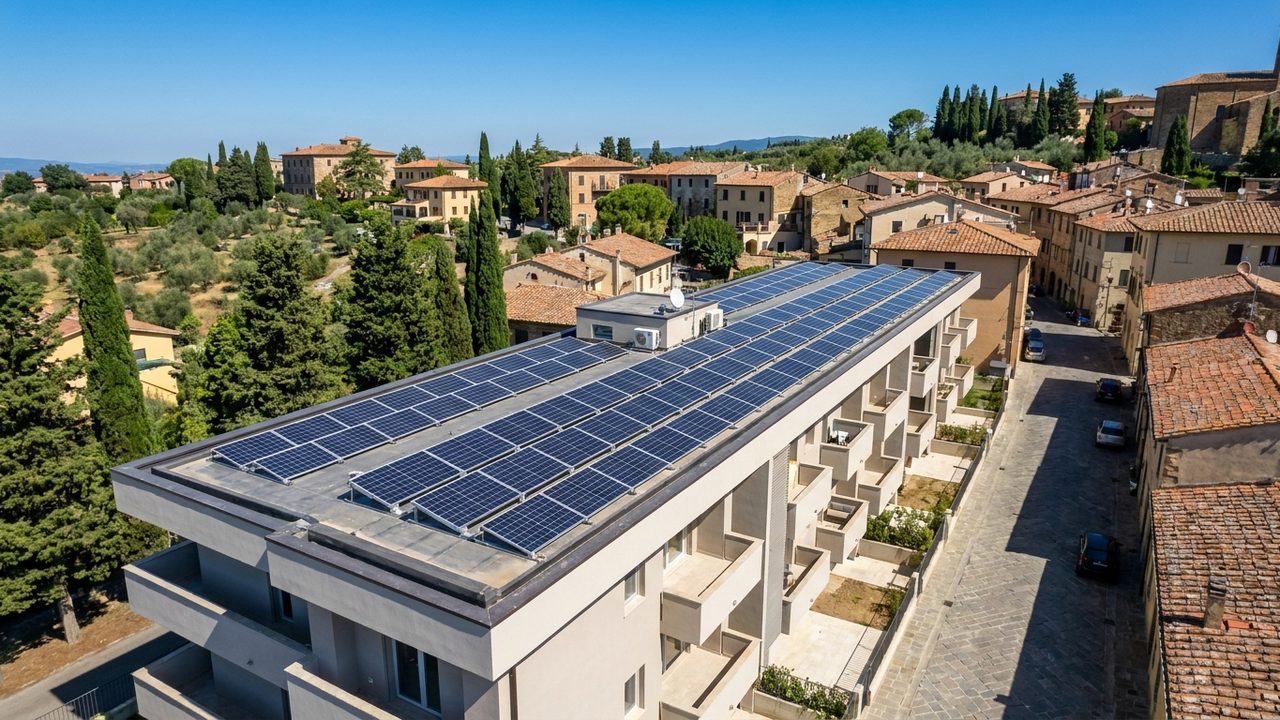 Pulizia dei pannelli fotovoltaici in condominio
